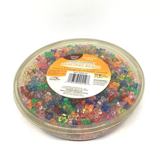 Crafting Beads Tri-beads Trasparent Plastic Assorted Colors 9.8 oz