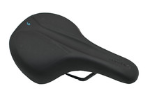 Selle De Vélo Cube Natural Fit Sequence Confort En Mousse À Mémoire Bleu Foncé