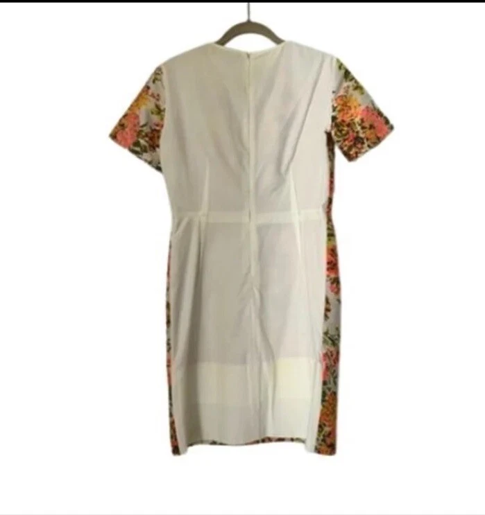 Vestido Stella McCartney Neón Floral Jacquard 'Ridley' Talla US 6/42 Foto 3 de 3