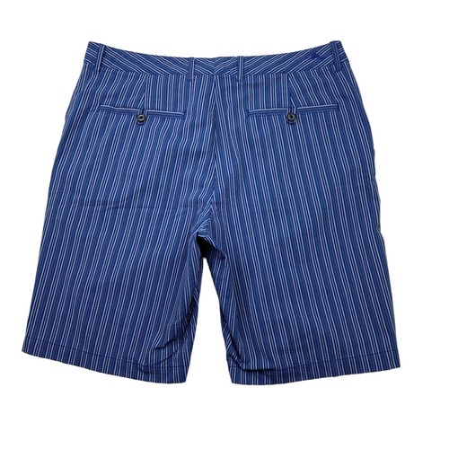 Tommy Bahama Men's Nylon Stretch Seersucker Chino Shorts Blue Stripe • Size 34 - Picture 2 of 7