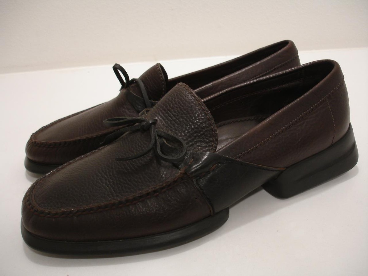 Cole Haan Country C00518 Brown Pebbled Leather Men\'s 10.5 M Bow Driving Loafers Cole Haan Country - Etsy main image 3