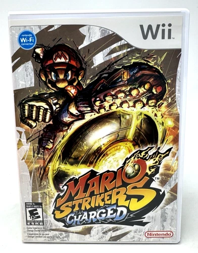 Mario Strikers Charged Nintendo Wii CIB Excellent Refurbished Condition