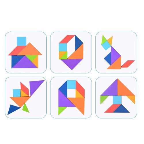 Magnetic Puzzle Tangram Game Learning Educational Drawing Board Games W.vm - Picture 7 of 9