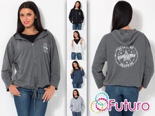 Ladies Classic Hoodies Orginal Activewear Blouse One Size 10-14 Ft1347