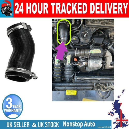 TURBO INTERCOOLER HOSE PIPE FOR PEUGEOT 2008 207 208 3008 307 308 508 Partner - Picture 2 of 9
