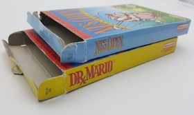 NES Open Tournament Golf CIB + Dr Mario (Nintendo, NES 1990,1991) See Pics, READ