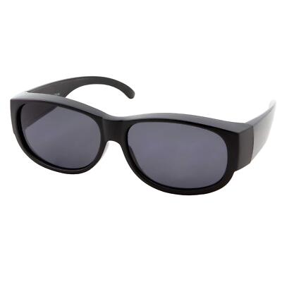 Womens Polarized Fit Over Glasses Sunglasses Oval Cover  display picture 1