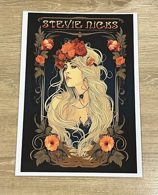 Stevie nicks Art Print Poster A4