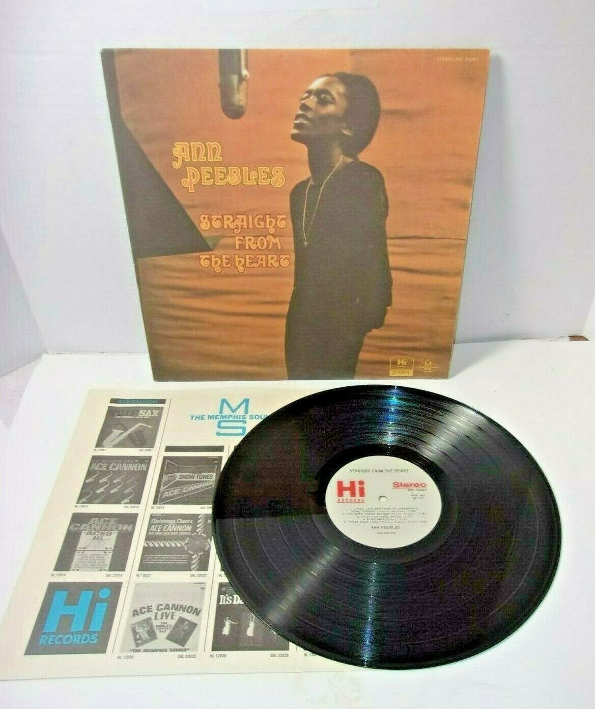 RARE Vintage ANN PEEBLES Straight From The Heart ORIG.1971 HI LP R&B Blues