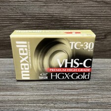 Maxell TC-30 High Grade VHS-C Videotape Cassette