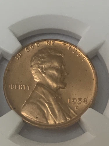 1958 D MS 65 RD NGC