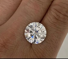Lab Grown CVD Diamond 6 MM Round Excellent D Color  VVS1 Clarity Certified