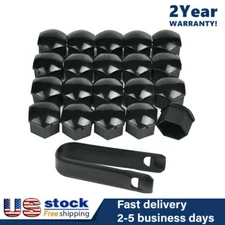 20Pcs 22mm Black Wheel Lug Nut Covers For Range Rover Wheel Bolt Cover Caps Nuts