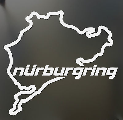 Nurburgring sticker Funny JDM BMW honda race car track window decal