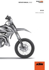 KTM Service Workshop Shop Repair Manual Book 2022 65 SX