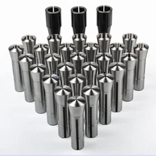 29 Pc R8 Collet Set Fractional 1/32" - 1" High Precision for Bridgeport