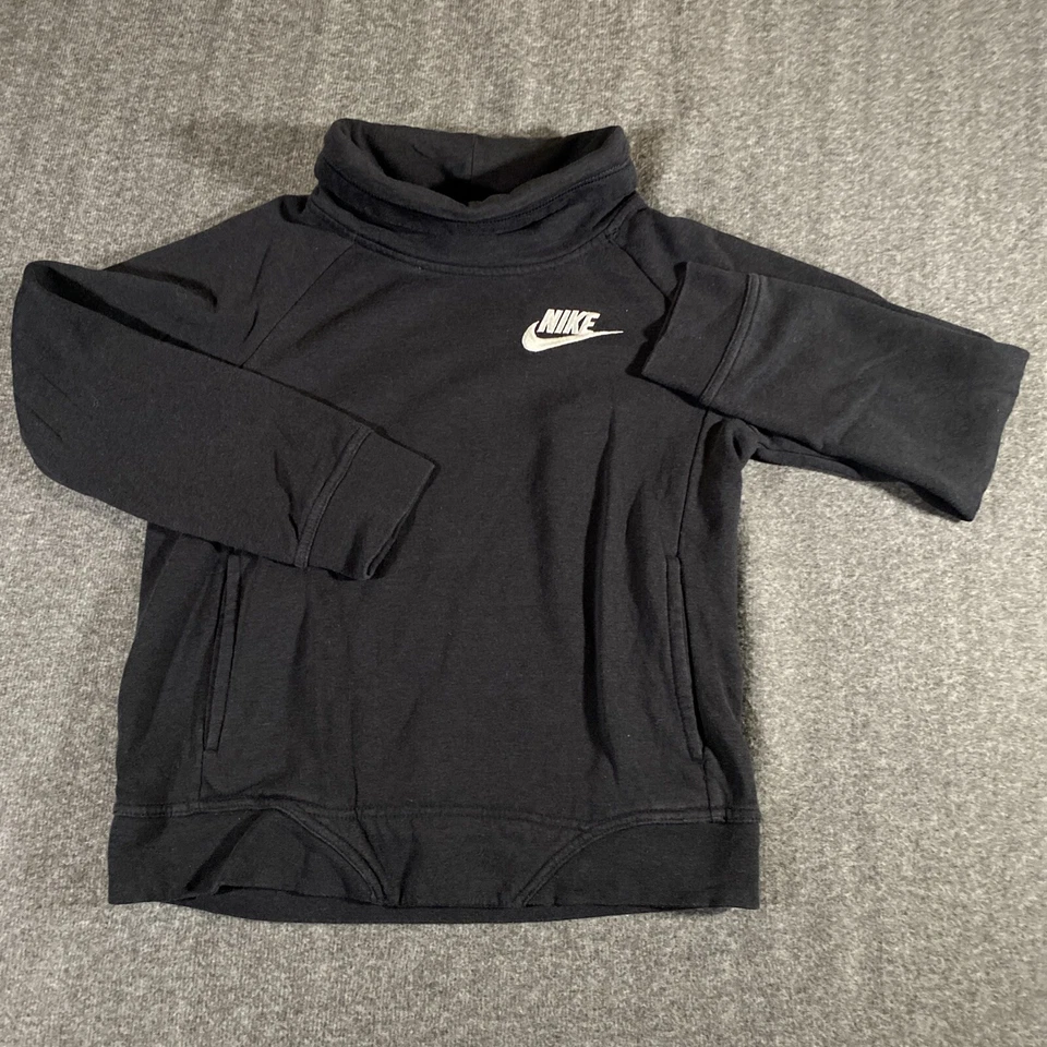 Sudadera con capucha Nike Sportswear Club Funnel para niñas M gris AA8062-510 Foto 2 de 4