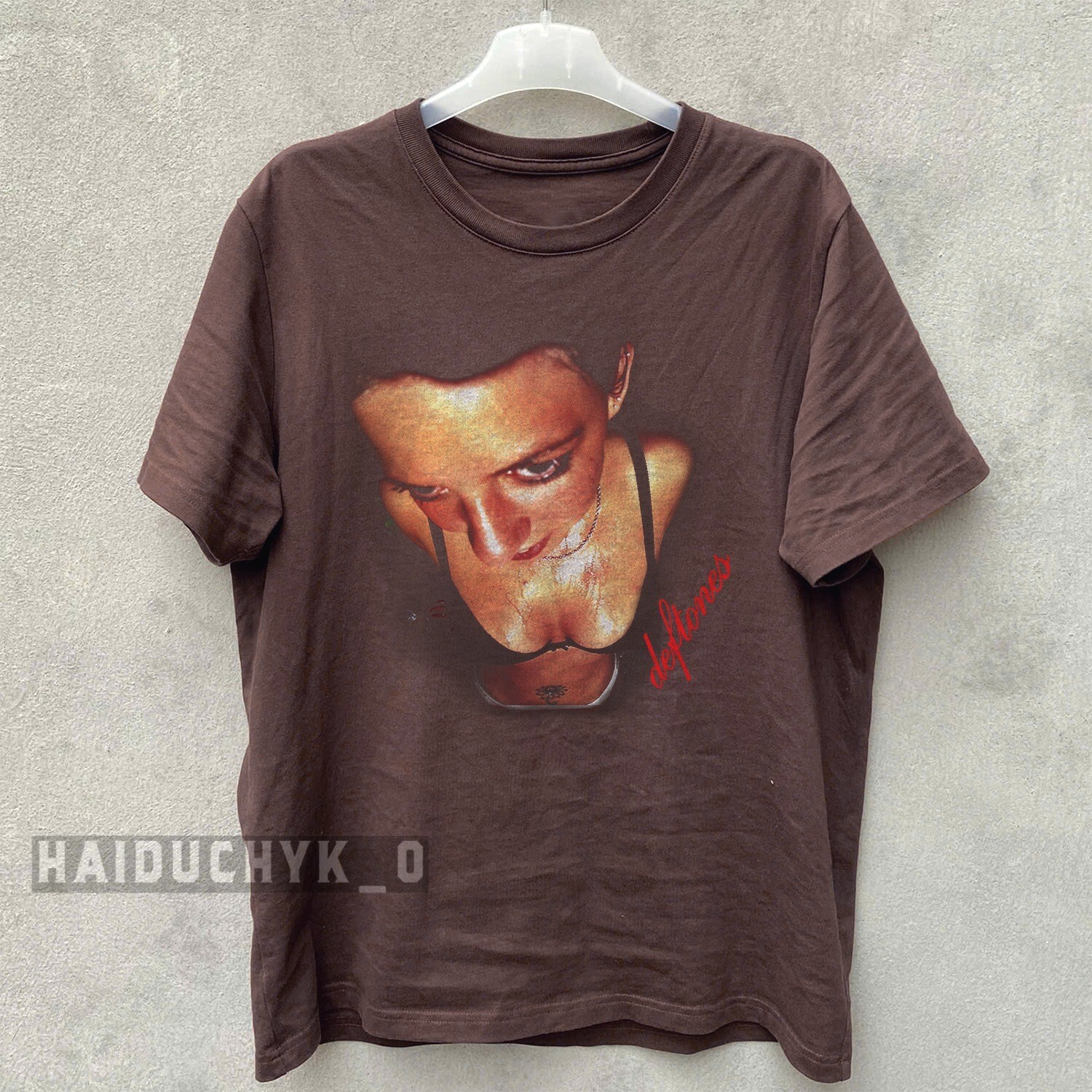 VTG DEFTONES Around The Fur Concert Retro Unisex Russet T-shirt Size S-5XL