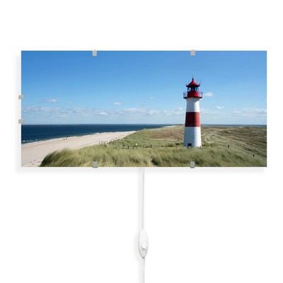 Innenleuchte Wand 56x26cm Wandlampe LED Beleuchtung Old Car Wechselscheibe Licht