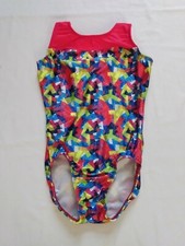 EUC Motionwear Dance Gymnastics Leotard Metallic MC 8-10