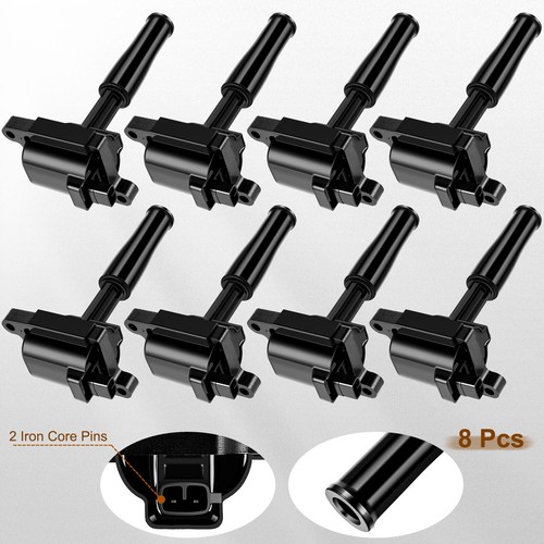 8 Ignition Coils Pack w/2Pins For Jaguar 1997-1998 XK8 1998 XJR XJ8 4.0L V8 - Picture 2 of 16