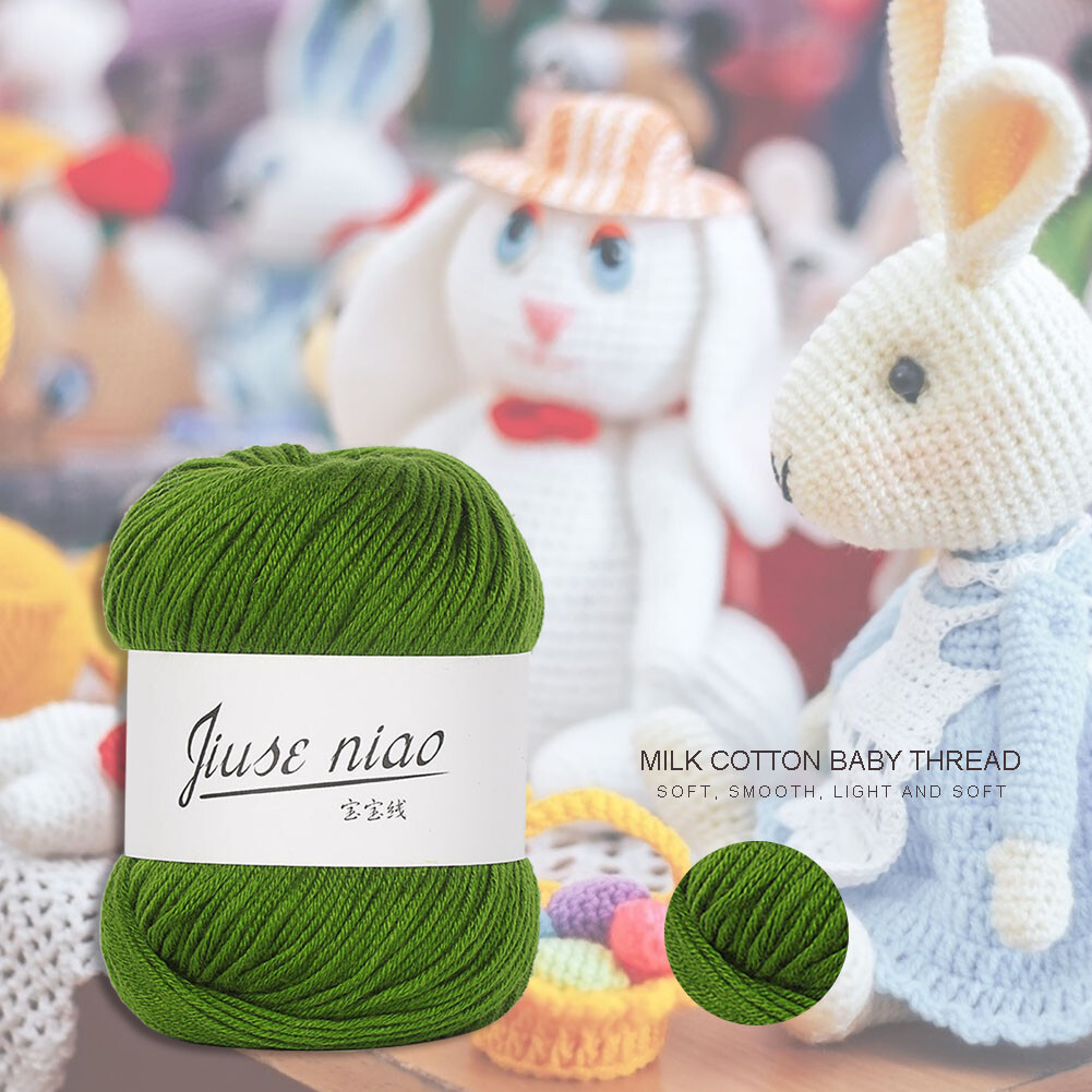 uk 1 Roll 6 Strands Pure Cotton Ropes Baby Knitwear Crochet Yarn Twine