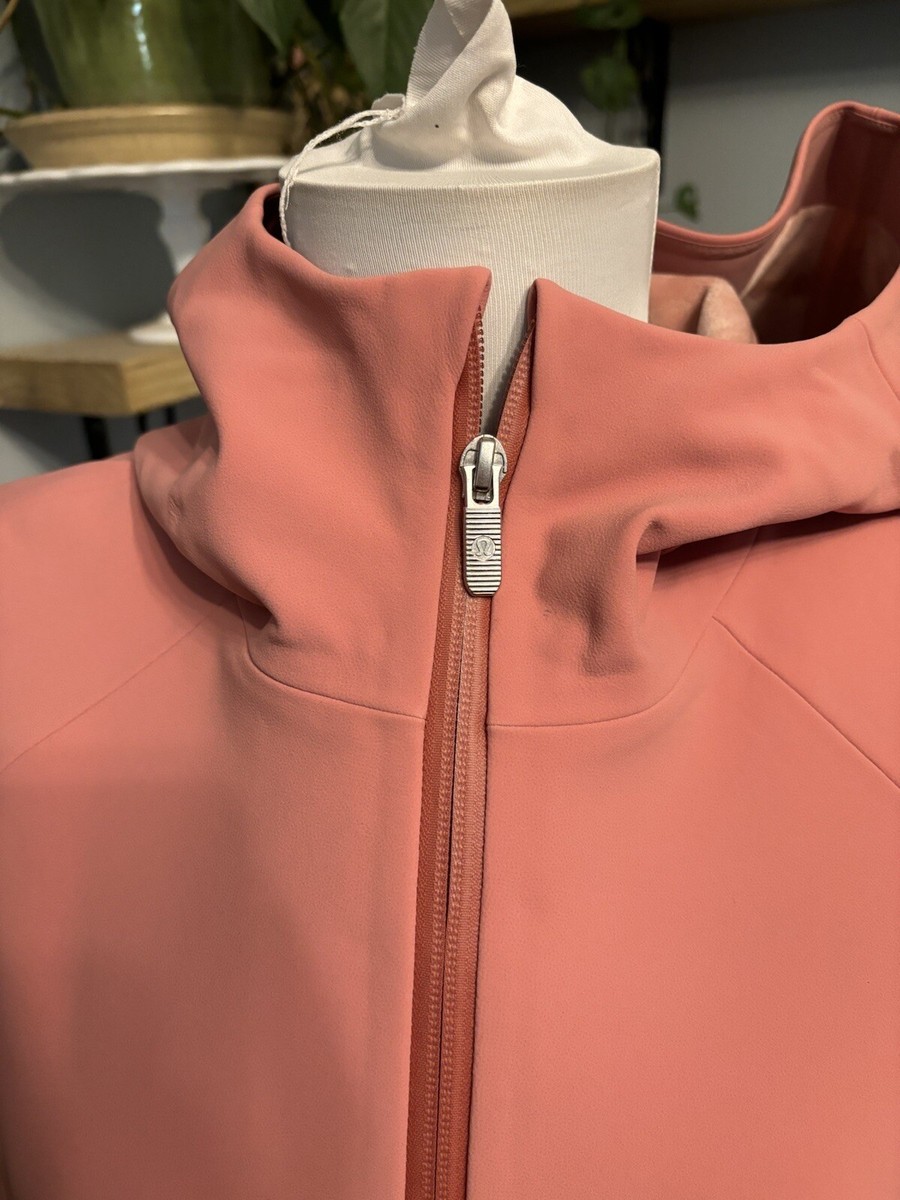 Lululemon Repelshell Rain Jacket Pink Savannah Womens