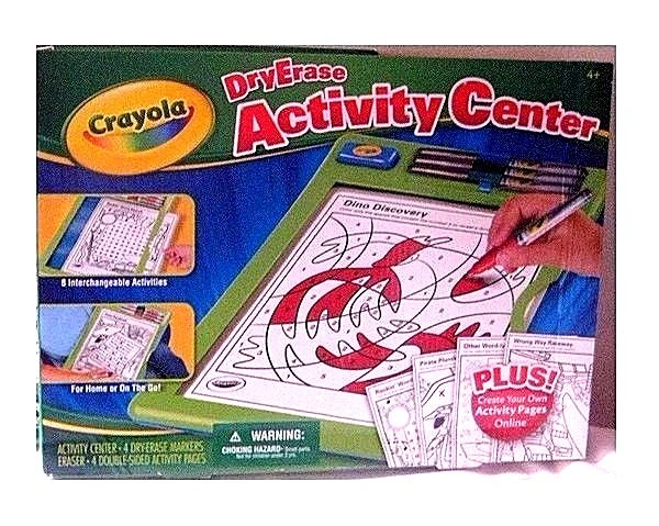 Crayola build and store draw activity table