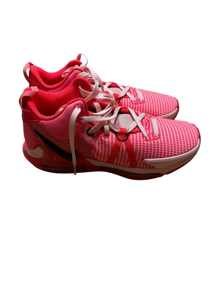 Nike Lebron Witness VII7 Bright Crimson Basketball Shoes Men Size11.5 DM1123-600 - Image 4 of 4