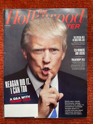 The Hollywood Reporter August 2015 Donald Trump Cover 2016 Election