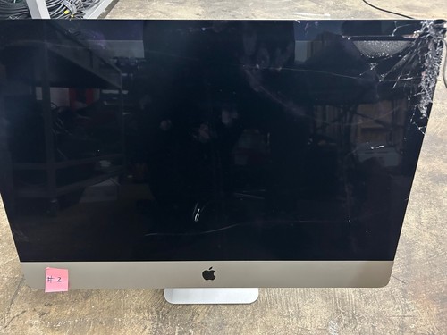 Apple IMAC A1419 Silver Retina 5K 27-inch Late 2015 I7 4GHz 32GB 1TB (DAMAGED) - Picture 4 of 12