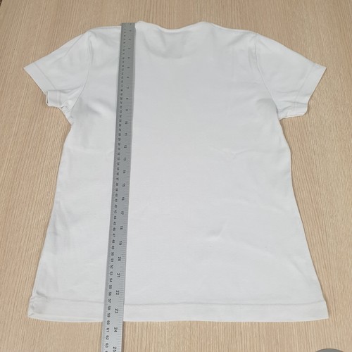 Saint James Fitted T-Shirt Women's UK 16 Off-White Short Sleeve Classic Casual - Picture 7 of 11