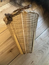 Tomachee Artifacts 👣 ESKIMO INUITS WEAVED FISH BASKET KLONDIKE CANADA 🔥