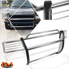 For 97-04 Dodge Dakotadurango Front Bumper Brush Grill Guard Protector Chrome