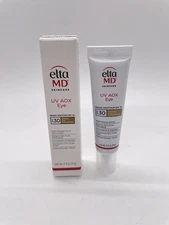 Brand New in Box - Elta MD UV AOX Eye Tinted Eye Sunscreen SPF30 0.4oz EltaMD