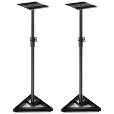 Adjustable Studio Monitor Stands (Pair) Speaker Stands for Home Studio Wedding