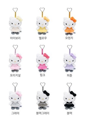 【新品】HELLO KITTY☆JISOO/Keychain/BLACKGray Hello Kitty x Jisoo Secret Edition Plush Keychain Black - US