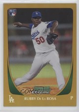 2011 Bowman Draft Chrome Gold Refractor 19/50 Rubby De La Rosa #30 hv1