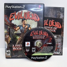 Evil Dead Fistful of Boomstick PlayStation 2 PS2 game Complete CIB Ex Cond