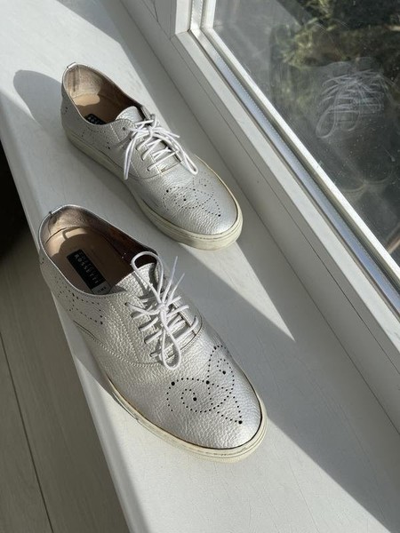 Women Fratelli Rossetti Loafers Silver Leather 39
