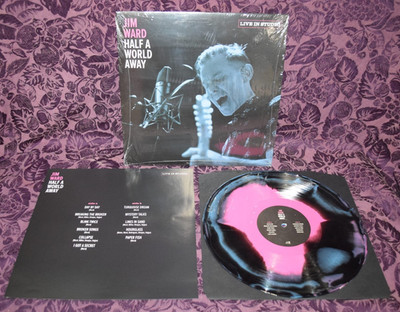 Jim Ward  Half A World Away Live In Studio Black Pink Blue Swirl RSD 1 of 1000 M