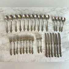 ONEIDA Renoir pembrooke stainless Set Of 31 pieces Flatware SSS set fork spoon 