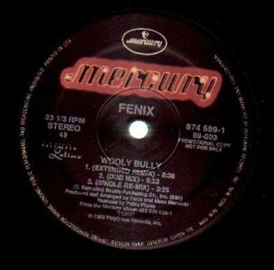 Fenix , Wooly Bully, (12'', Promo), NM or M-, 3861938593