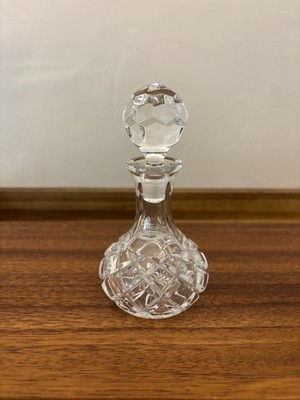 Royal Limited Cut Crystal Clear 5'' Perfume Bottle with Stopper