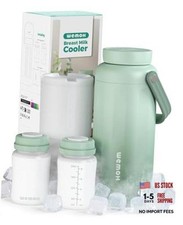 Breast Milk Cooler Bottle - 12H Ice-Cold/24H Safe Storage, Compatible Green
