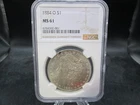 1884 O US Morgan Silver Dollar NGC MS 61