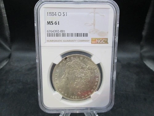 1884 O US Morgan Silver Dollar NGC MS 61