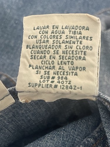 Vintage 100 % Baumwolle St John’s Bay Denim Jeans Overall Trägerhose Damen 24 W gebraucht - Bild 11 von 11