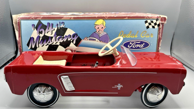 Vntg 1:3 Scale Red 1964 1/2 Ford Mustang Ken Kovach Die Cast Xonex