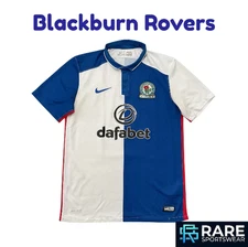 BLACKBURN ROVERS 2015 HOME FOOTBALL SHIRT MEDIUM ADULT (V GOOD) NIKE 686346-463